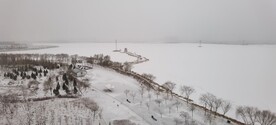 览山公园    雪景 