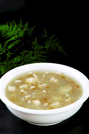 冰糖绿豆豆花羹