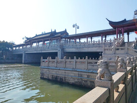 苏州廊桥景色