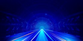 蓝色科技车道背景