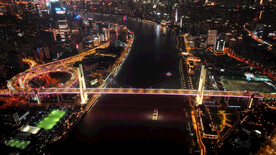 上海南浦大桥夜景