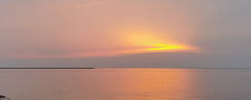 夕阳 大海 摄影