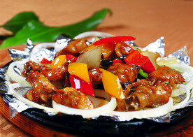铁板豆豉鸡
