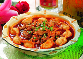 金饺烩鸭脯 