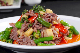 鲜椒鸡杂