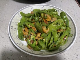 虾仁炒尖椒