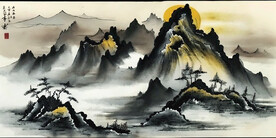 国画山水