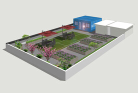 屋顶花园效果图