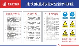 塔吊操作规程
