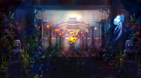 古风 传统建筑 山水风景 亭台