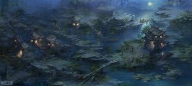 古风 传统建筑 山水风景 亭台