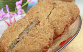 调味牛肉饼