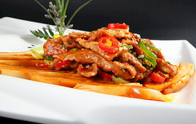 酥饼小炒牛肉