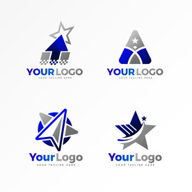 抽象星星logo