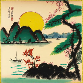 彩笔画