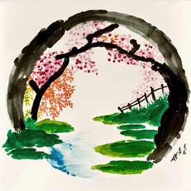 彩笔画