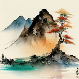 水彩画