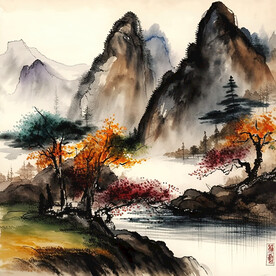 水彩画