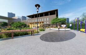 工厂园林效果图