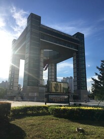 公园里的建筑