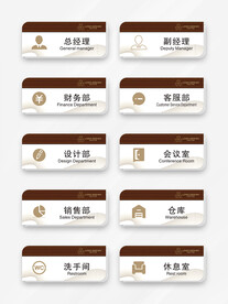 门牌设计