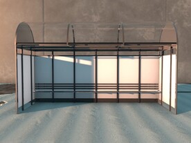 C4D模型大棚
