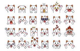猫咪卡通表情