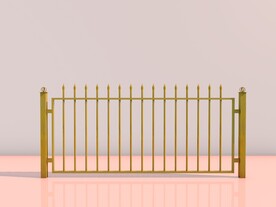 C4D模型栅栏