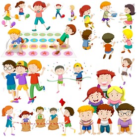卡通小学生 