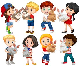 卡通小学生