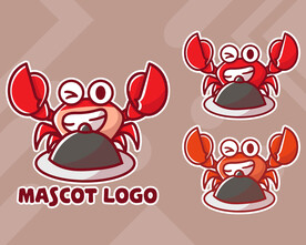 螃蟹卡通logo