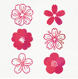樱花插画