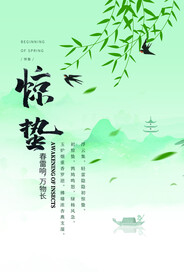 惊蛰节气海报