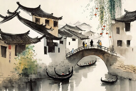 水墨江南