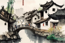 水墨江南