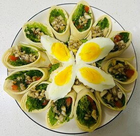豆腐卷饼