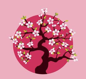 樱花插画