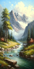 风景油画