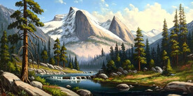 风景油画