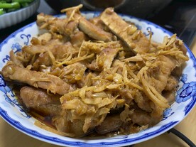 姜丝叉烧肉