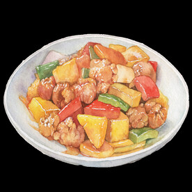 手绘土豆鸡块