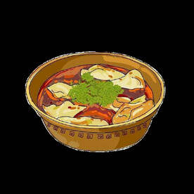 手绘抄手