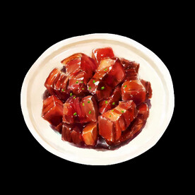 手绘红烧肉