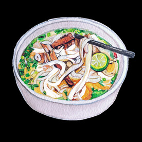 手绘米粉