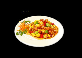 手绘宫保鸡丁