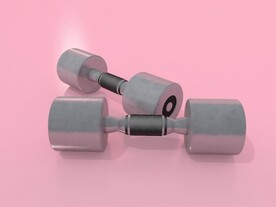 C4D模型哑铃