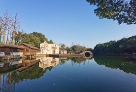 乌镇旅游小桥流水古建筑