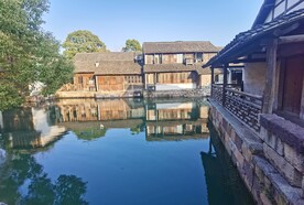 乌镇旅游绿水古建筑