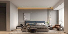 酒店客房效果图