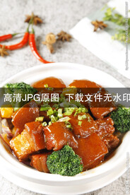 红烧肉块